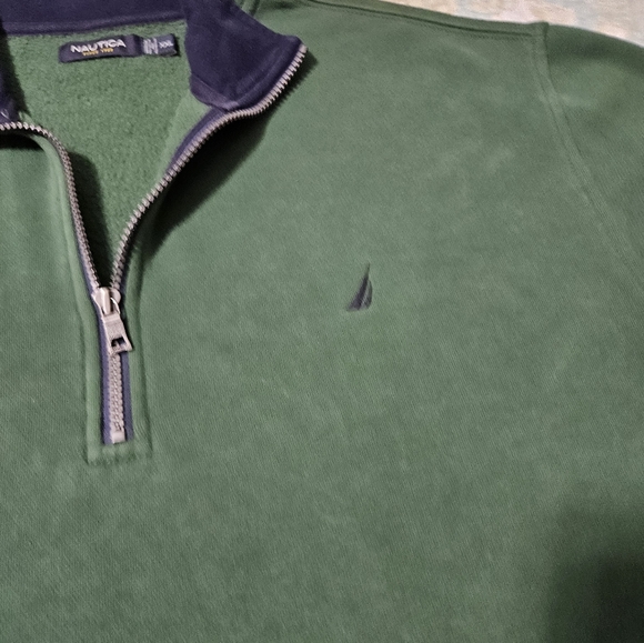 Green Nautica Quarter Zip, Size XXL - Picture 2 of 4